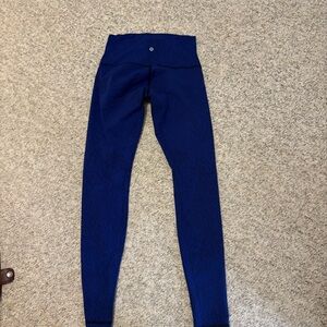 Lululemon Athletica Deep Blue Leggings